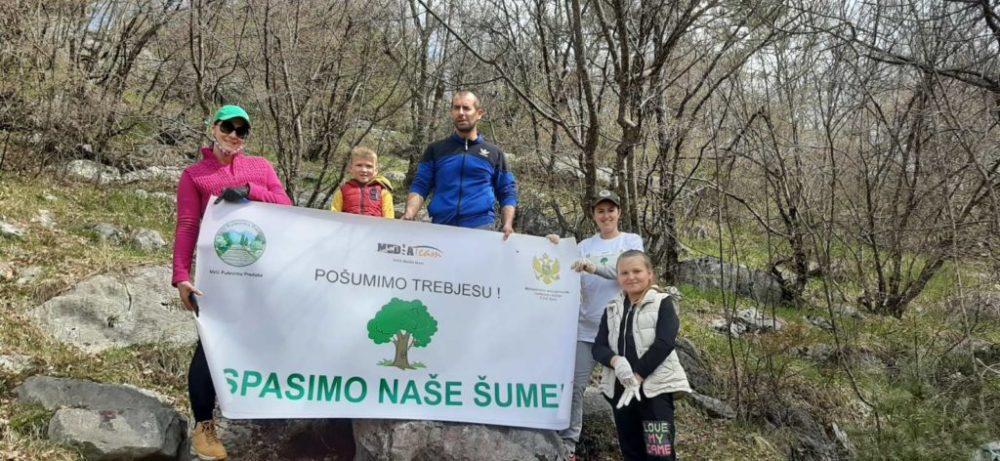 Na Trebjesi posađeno 500 sadnica, najviše sadile porodice sa djecom