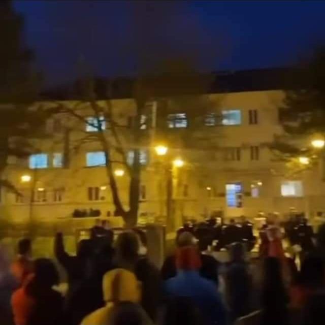 Protest ispred nikšićke policije