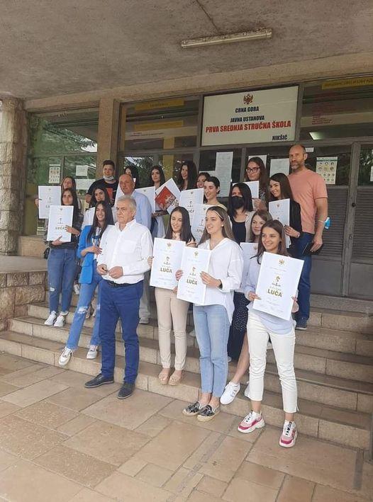 Diplome Luča za najbolje učenike Srednje stručne škole