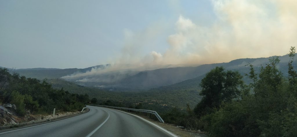 Požar Nikšić Bogetići
