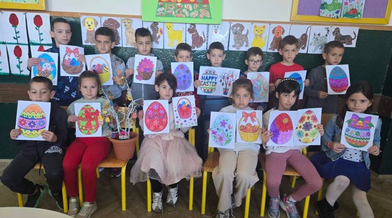 Likovna radionica povodom Vaskrsa u OŠ “Braća Labudović”