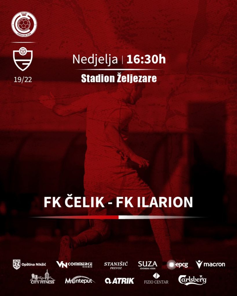 Čelik Ilarion utakmica stadion Željezare Nikšić fudbal Regionalna liga