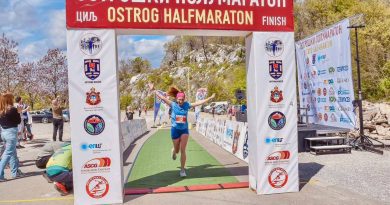 Milica Pešić, Ostroški polumaraton, Prvenstvo Crne Gore, polumaraton Crna Gora, atletika rezultati, Fakultet za sport