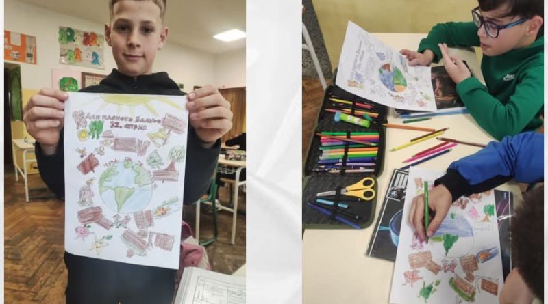 Dan planete Zemlje OŠ Ratko Žarić, ekološke aktivnosti škola, Dan planete Zemlje 2026, učenici ekologija, Ratko Žarić Nikšić, očuvanje prirode djeca