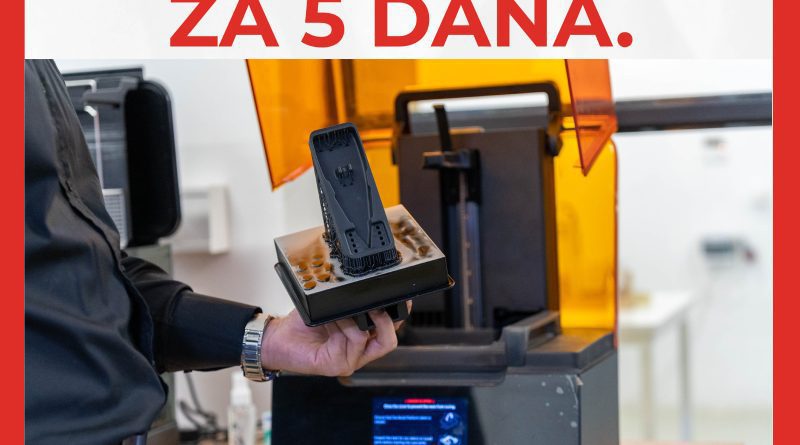 IPC Tehnopolis, 3D štampa obuka, Nikšić 3D štampa, digitalna proizvodnja, MontEDIH, mala i srednja preduzeća, CAD obuka