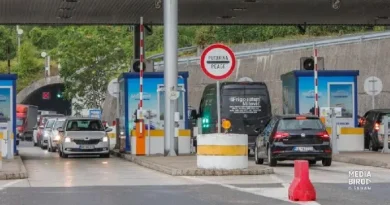 tunel sozina monteput vozila saobracaj