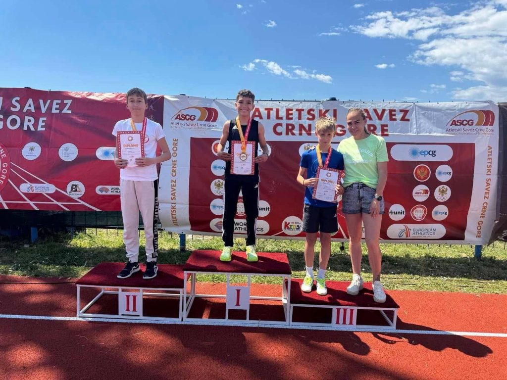 AK Nikšić rezultati, Prvenstvo Crne Gore atletika, mlađi pioniri atletika, Bar takmičenje atletika, Sava Trebješanin, Mihailo Miljanić medalje