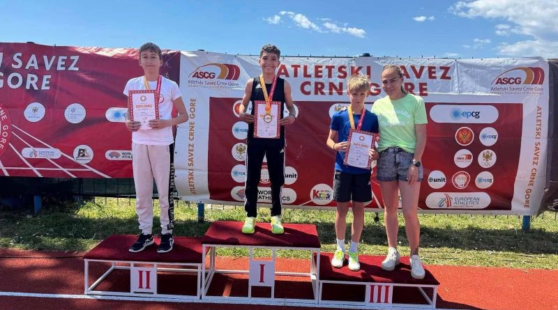 AK Nikšić rezultati, Prvenstvo Crne Gore atletika, mlađi pioniri atletika, Bar takmičenje atletika, Sava Trebješanin, Mihailo Miljanić medalje