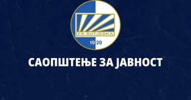 FK Sutjeska Nikšić, saopštenje FK Sutjeska, sudijske greške, FSCG, crnogorski fudbal, fudbal Nikšić, regularnost prvenstva