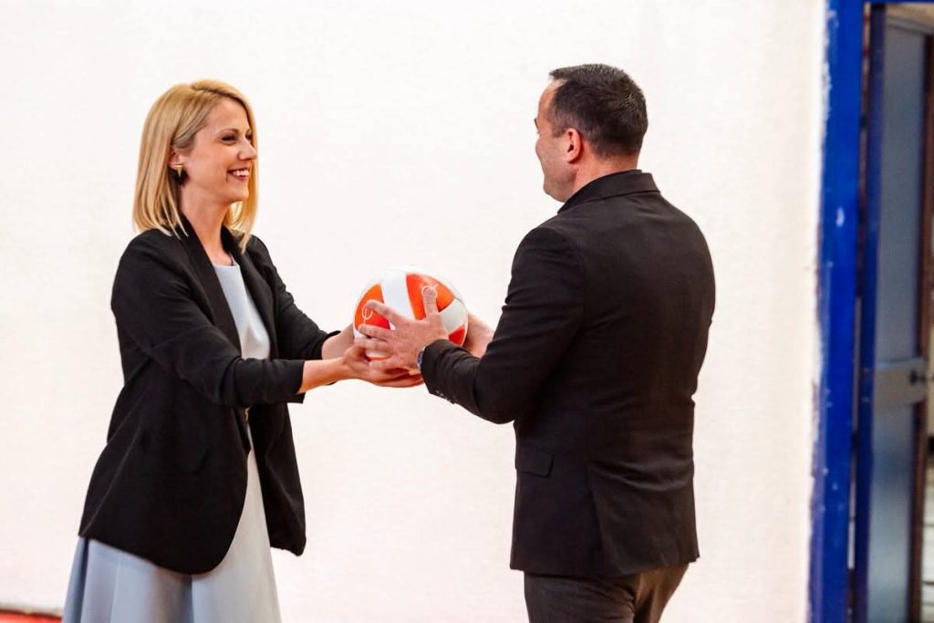 Teqball, Gimnazija Stojan Cerović, Teqball savez Crne Gore, školski sport, donacija, Nikšić