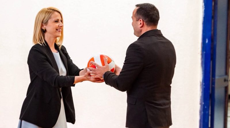 Teqball, Gimnazija Stojan Cerović, Teqball savez Crne Gore, školski sport, donacija, Nikšić