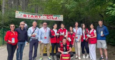 Crveni krst Nikšić, Trofej Trebjesa, biciklistička trka Nikšić, Prva pomoć, volonteri Nikšić, sportski događaji Crna Gora, bezbjednost učesnika