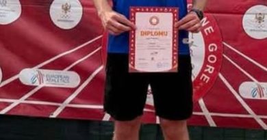 Ivan Popović, Atletski klub Nikšić, desetoboj, Prvenstvo Crne Gore, atletika Bar, srebrna medalja, atletika Crna Gora
