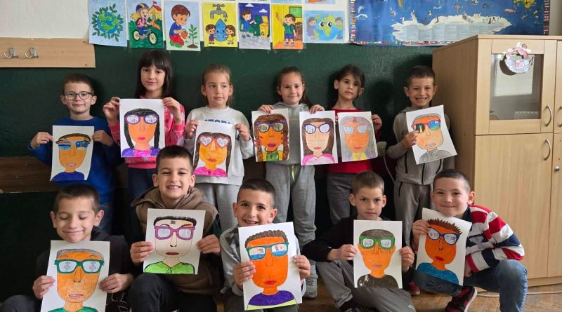 OŠ Braća Labudović, Dragan Radulović, Naočari moga đeda, kreativna radionica, učenici Nikšić, osnovna škola, dječja kreativnost