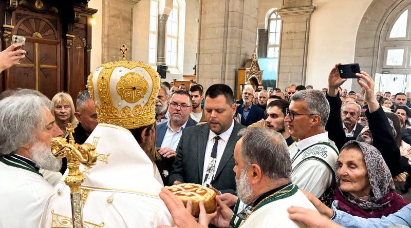 Marko Kovačević, Nikšić, Sveti Vasilije Ostroški, liturgija Nikšić, Hram Svetog Vasilija, Opština Nikšić, Paјsije, Budimir Aleksić