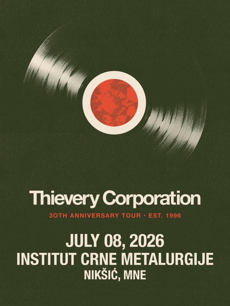 Thievery Corporation, Nikšić, koncert, Nikšić 2030, UNESCO Grad muzike, Institut crne metalurgije, Crna Gora, evropska turneja