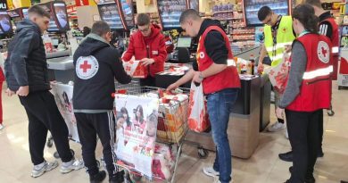 Crveni krst Nikšić, humanitarna akcija Nikšić, sabirna akcija Crveni krst, donacije Nikšić, Izviđački odred Skitač, humanost Crna Gora, volonteri Nikšić, pomoć ugroženima
