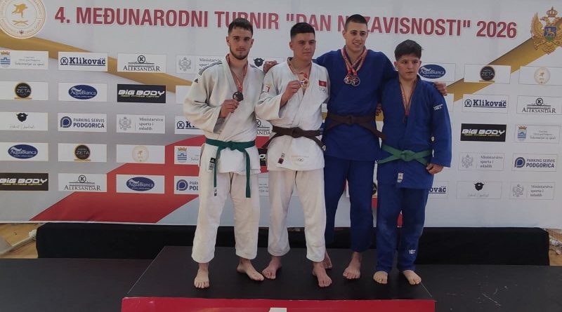 Tri medalje za džudiste Onogošta na Međunarodnom turniru u Podgorici Tri medalje za džudiste Onogošta na Međunarodnom turniru u Podgorici