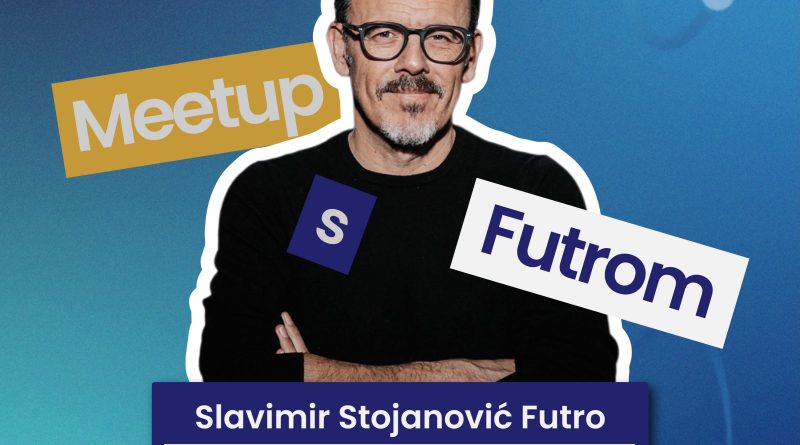 Slavimir Stojanović Futro tokom predavanja o vizuelnim komunikacijama.