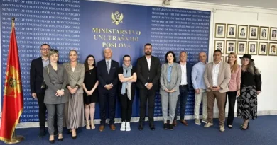 MUP Crne Gore, terorizam Crna Gora, bezbjednost CG, prevencija ekstremizma, međunarodna saradnja bezbjednost, Petar Koprivica, Edi Grajf