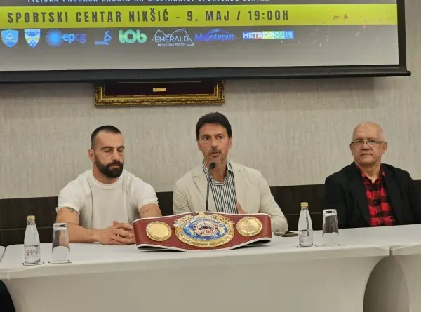 Milorad Žižić borba, WBO titula Nikšić, boks Crna Gora, Delali Miledzi, Sportski centar Nikšić borba, boks meč 9 maj, crnogorski bokser Žižić