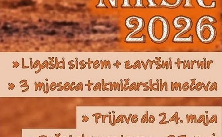 Masters Cup Nikšić, tenis Nikšić, TK Nikšić, sportski turnir, Nikšić 2026, tenis Crna Gora