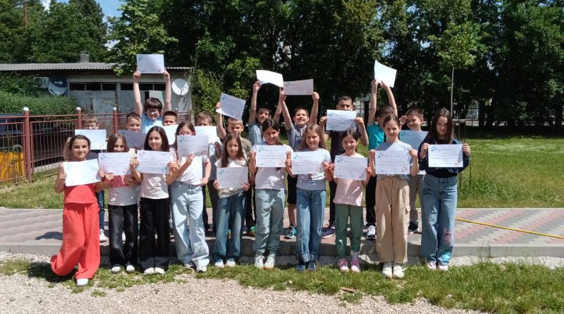 Nacionalno priznanje za učenike OŠ “Ratko Žarić”
