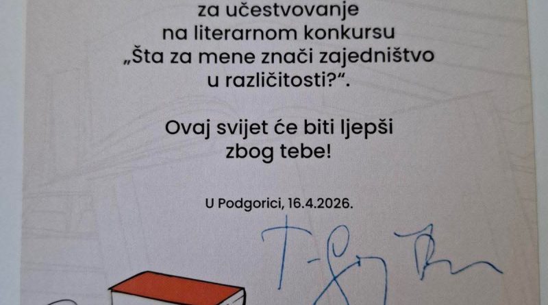 Uspjeh učenika OŠ “Mileva Lajović Lalatović” na konkursu HRA Uspjeh učenika OŠ “Mileva Lajović Lalatović” na konkursu HRA