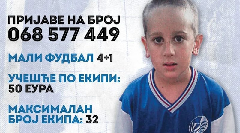 Počinju prijave za humanitarni memorijalni turnir “Danilo Delibašić”
