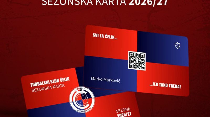 FK Čelik pustio u prodaju sezonske ulaznice za novu sezonu