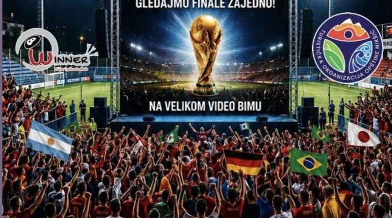 Finale Svjetskog prvenstva gledaćemo zajedno na velikom platnu