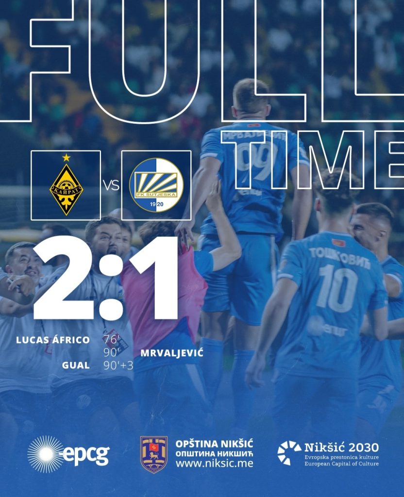 Rezultat utakmice Kairat protiv FK Sutjeska dva jedan Liga šampiona