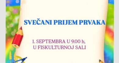 Svečani prijem prvaka u OŠ "Braća Ribar"