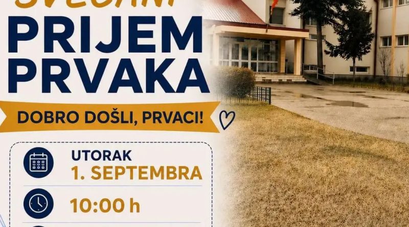 Svečani prijem prvaka u Osnovnoj školi Jagoš Kontić 1. septembra