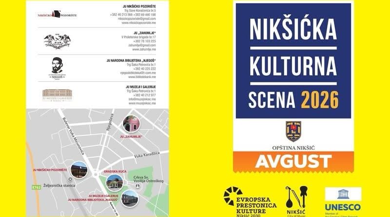 Avgust donosi 23 programa Nikšićke kulturne scene
