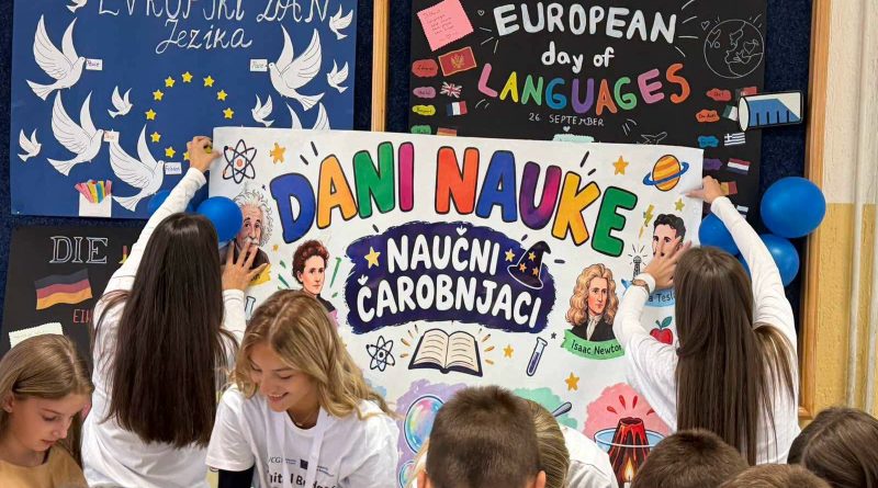 Mladi naučnici izvodili oglede sa osnovcima OŠ “Jagoš Kontić”