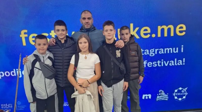 Učenici OŠ “Jagoš Kontić” posjetili Festival nauke u Podgorici