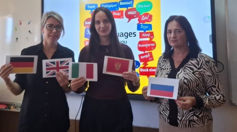 Zajednički čas ruskog i italijanskog jezika u OŠ “Milija Nikčević”