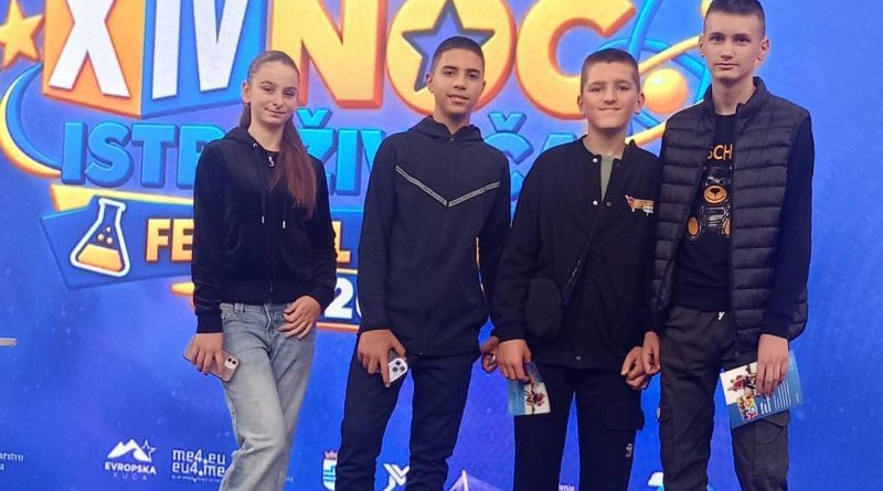 Učenici OŠ “Radoje Čizmović” posjetili Evropsku noć istraživača