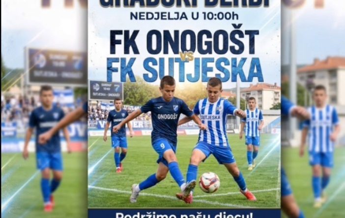 Gradski derbi u Nikšiću: Onogošt i Sutjeska 27. oktobra