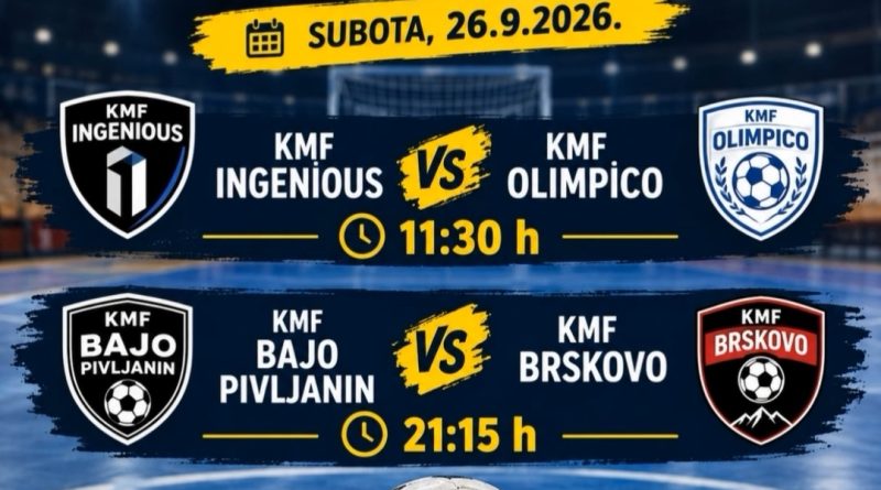 Subota u Nikšiću rezervisana za futsal