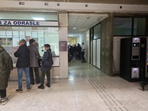 Guzva u domu zdravlja Niksic