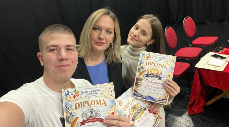 Andrej Rašković i Mina Bogdanović nagrađeni na literarnom konkursu