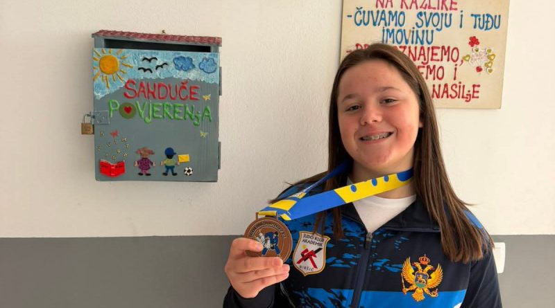 Emilija Božović treća na Balkanu u džudou