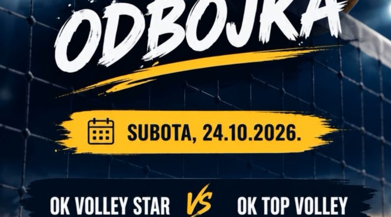 Dva velika odbojkaška derbija zakazana za 24. oktobar