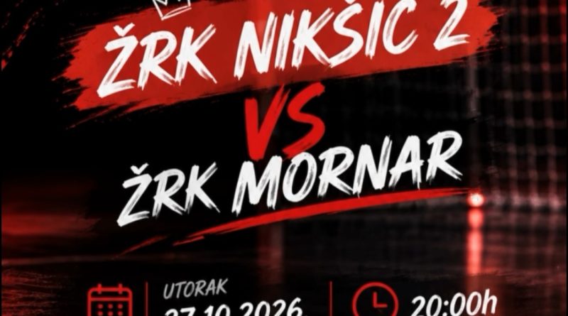 ŽRK Nikšić 2 dočekuje Baranke u utorak